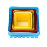 Fantasy Life Cooke Cutter Set Square CookieCutter Sets Multi-size Cookie Cutters Biscuit Cutter Set -5pcs N3