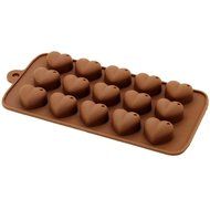 DUFUSTORE Silicone Xmas Chocolate Cookie Cake Jelly Muffin Baking Bakeware Tool Mold Heart Shape