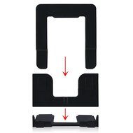 1byone Paper Thin TV Antennas Table Stand, Black N6
