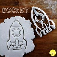 Space Rocket Cookie Cutter