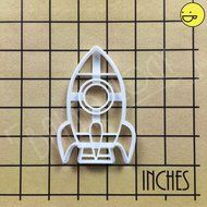 Space Rocket Cookie Cutter N2