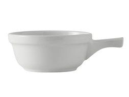 Tuxton BWS-1402 Vitrified China French Casserole, 12-1/2 oz, White (Pack of 12)
