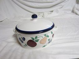 Princess House Orchard Medley 2-qt. Covered Casserole