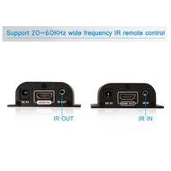 AGPtek LKV372A 60m/190ft 1080P HD HDMI Network Extender Over Single Cat6/6a/7 Ethernet Cable with IR Remote Control N3