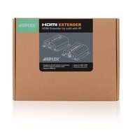 AGPtek LKV372A 60m/190ft 1080P HD HDMI Network Extender Over Single Cat6/6a/7 Ethernet Cable with IR Remote Control N8