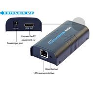AGPtek LKV372A 60m/190ft 1080P HD HDMI Network Extender Over Single Cat6/6a/7 Ethernet Cable with IR Remote Control N11