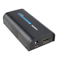 AGPtek LKV372A 60m/190ft 1080P HD HDMI Network Extender Over Single Cat6/6a/7 Ethernet Cable with IR Remote Control N13