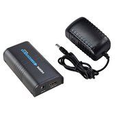AGPtek LKV372A 60m/190ft 1080P HD HDMI Network Extender Over Single Cat6/6a/7 Ethernet Cable with IR Remote Control N15