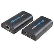 AGPtek LKV372A 60m/190ft 1080P HD HDMI Network Extender Over Single Cat6/6a/7 Ethernet Cable with IR Remote Control N16
