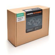 AGPtek LKV372A 60m/190ft 1080P HD HDMI Network Extender Over Single Cat6/6a/7 Ethernet Cable with IR Remote Control N21