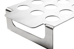Jalapeno Grill Rack - Stainless Steel Chili Pepper Barbecue Grilling and Roasting Rack by Juvale N4