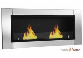 Moda Flame Valencia Wall Mounted Ethanol Fireplace