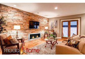 Moda Flame Valencia Wall Mounted Ethanol Fireplace N3