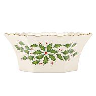 Lenox Holiday Gravy Boat with Stand,Ivory N16