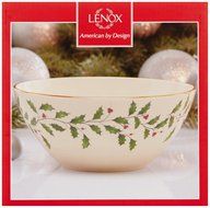 Lenox Holiday Gravy Boat with Stand,Ivory N27