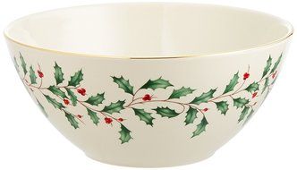 Lenox Holiday Gravy Boat with Stand,Ivory N28