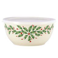 Lenox Holiday Gravy Boat with Stand,Ivory N39