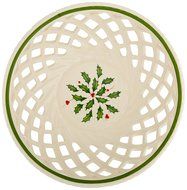 Lenox Holiday Gravy Boat with Stand,Ivory N48
