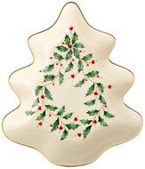 Lenox Holiday Gravy Boat with Stand,Ivory N58