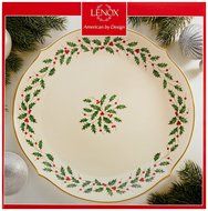 Lenox Holiday Gravy Boat with Stand,Ivory N61
