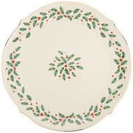 Lenox Holiday Gravy Boat with Stand,Ivory N63