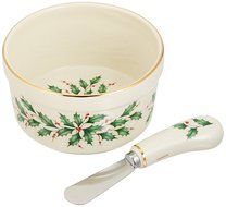 Lenox Holiday Gravy Boat with Stand,Ivory N97