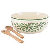 Lenox Holiday Gravy Boat with Stand,Ivory N120