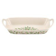 Lenox Holiday Gravy Boat with Stand,Ivory N126