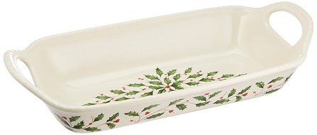 Lenox Holiday Gravy Boat with Stand,Ivory N128