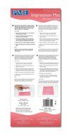 PME Mini Heart Design Impression Mat, Transparent N2