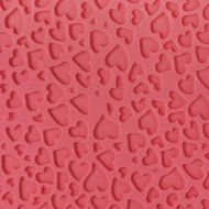 PME Mini Heart Design Impression Mat, Transparent N5