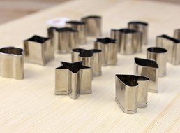 Fangfang 15 pcs Mini Cookie Cutter Set Metal