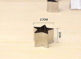 Fangfang 15 pcs Mini Cookie Cutter Set Metal N2