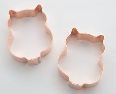 Pair of 2.25 Inch Little Owl Cookie Cutters