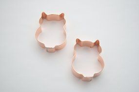 Pair of 2.25 Inch Little Owl Cookie Cutters N3