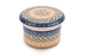 Polish Pottery Athena French Butter Dish
