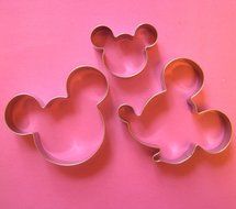 LAWMAN Mickey mouse face fondant pastry baking cookie cutter set