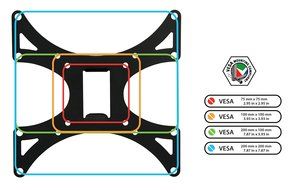 Mount-It! MI-601 Full-Motion Tilting, Swiveling, Articulating LCD TV Wall Mount Bracket with Extendable Swing... N8