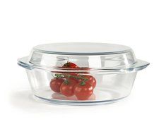 Glass Covered Oval Casserole