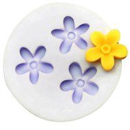 Longzang mini flower F0153 Fondant Mold Silicone Sugar mold Craft Molds DIY gumpaste flowers Cake Decorating