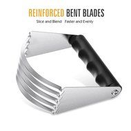 Nuovoware Dough Blender, Premium Stainless Steel Dough and Pastry Blender &amp; Cutter, with 5 Blades and comfort... N4