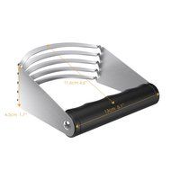 Nuovoware Dough Blender, Premium Stainless Steel Dough and Pastry Blender &amp; Cutter, with 5 Blades and comfort... N5