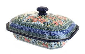 Polish Pottery Maria Medium Covered Baker
