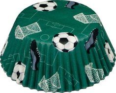 Fox Run Soccer Theme Standard Bake Cups, 50 Cups