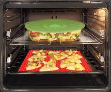 Baking Mat,Axiba Pyramid Pan Non Stick Heat Resistant Silicone Oven Baking Tray Sheets N4