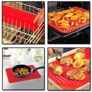 Baking Mat,Axiba Pyramid Pan Non Stick Heat Resistant Silicone Oven Baking Tray Sheets N5