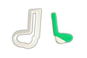 Golf Club Ball Cookie Cutter - STANDARD - 3 Inches