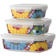 French Bull - Food Storage Container with Air Tight Lid - Porcelain Storage Container Set - Bindi