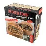 R&ouml;mertopf 15505 Multi-Fucntional Square Clay Baker 2-4 People MADE IN GERMANY N4