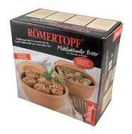 R&ouml;mertopf 15505 Multi-Fucntional Square Clay Baker 2-4 People MADE IN GERMANY N7
